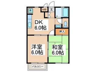 コミュニティプラザ M【2階】の間取り