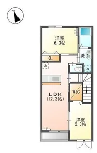 クオン恵比寿【2階】の間取り