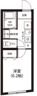 レピュア新板橋駅前レジデンス【3階】の間取り