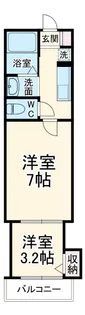Mark Duo東岩槻【2階】の間取り