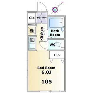 グレース轟【1階】の間取り