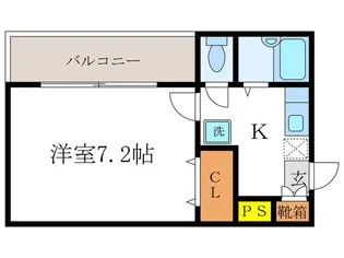 グレイシィ桂【4階】の間取り