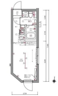 MAVIV CROS 門前仲町【5階】の間取り