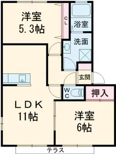 トトロの木【1階】の間取り