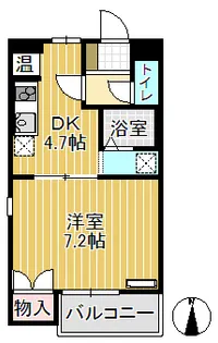 コーポタカオ【2階】の間取り