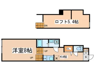 シャンテ上北沢【1階】の間取り
