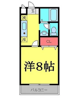 メゾンソレアード【1階】の間取り