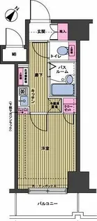 フェニックス日本橋三越前【4階】の間取り