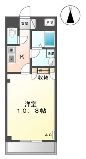 セントレア西深津【2階】の間取り