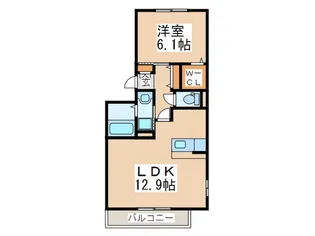エディーハウス【1階】の間取り