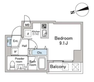KDXレジデンス桜上水【4階】の間取り