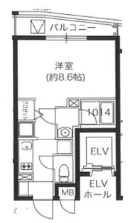 ジョイシティ駒沢大学【4階】の間取り