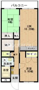 パールヒル川越【2階】の間取り