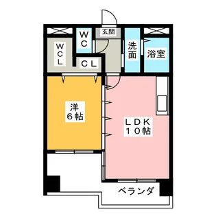 ラ・ランコントル【4階】の間取り