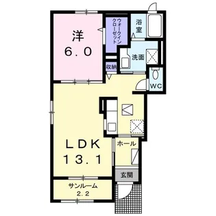 OHANA II【1階】の間取り