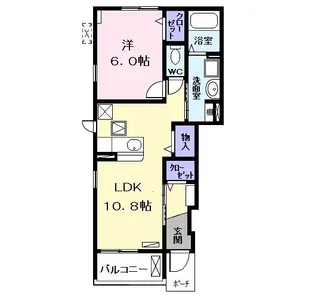 カレント・T【1階】の間取り
