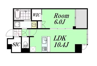 M-RESIDENCE新大阪Garden【7階】の間取り