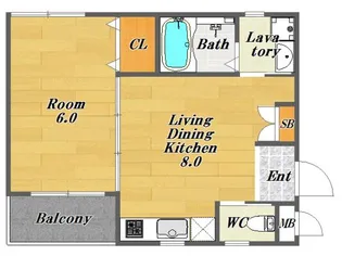 LuXe野田【1階】の間取り