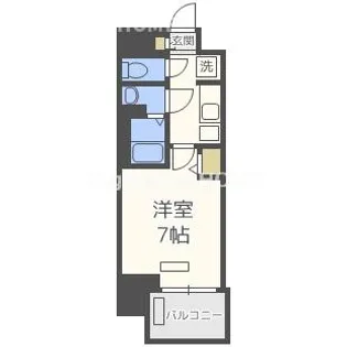 ファステート大阪城東グリッジ【3階】の間取り