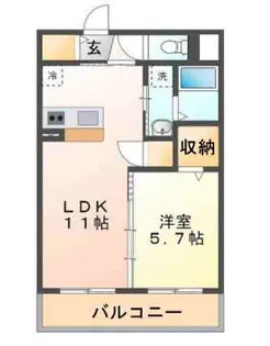 ベルフォーレ【4階】の間取り