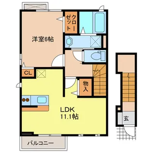 メゾンエタニティ【2階】の間取り