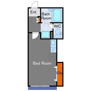 イクシオキャメリア西大井【1階】の間取り