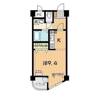 エコクリエイト駅西【3階】の間取り