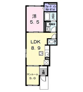 メゾンHIKARI【1階】の間取り