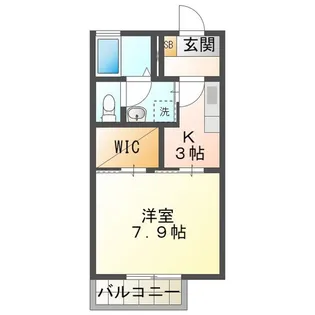 レクエルドサオリII A棟【1階】の間取り