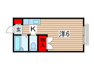 サンブライト【2階】の間取り