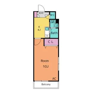 ウィル松屋【3階】の間取り