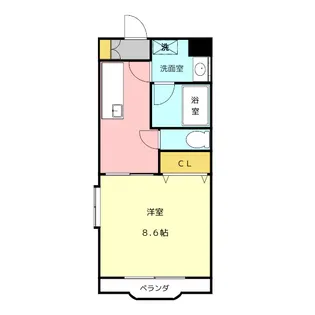 シャルマンヴィルIII【4階】の間取り