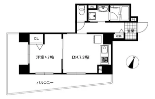 西麻布ホームズ【2階】の間取り