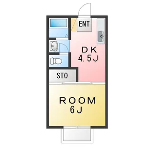KYハイムE棟【1階】の間取り