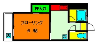 杉山マンション【3階】の間取り