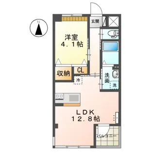ツヴェルフ湘南【3階】の間取り