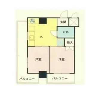 パレドール日本橋【5階】の間取り