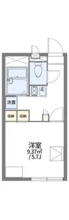 レオパレスグレープヒルA【2階】の間取り