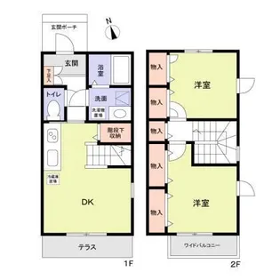 フォレストメゾン瀬田【1階】の間取り