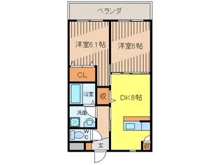 tezoro・rire【3階】の間取り