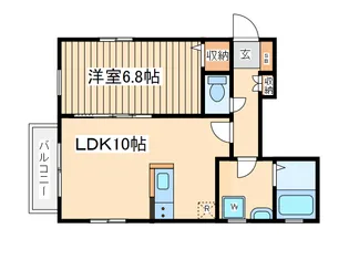 ボヌール新横浜【1階】の間取り