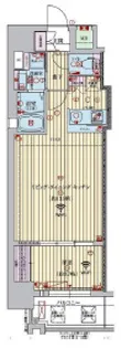ファーストフィオーレ本町イーストⅡ【9階】の間取り