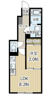 N ORI【1階】の間取り