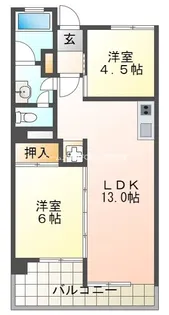アメニティコウヤマ第3ガーデン【2階】の間取り
