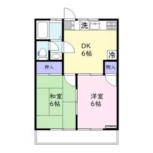 第二コーポユウ【2階】の間取り