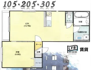 Melia Court(メリアコート)【2階】の間取り