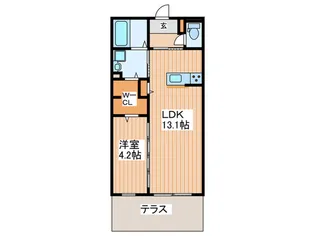 アンジェリック寝屋川【2階】の間取り