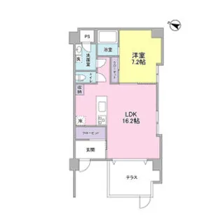 サウスヒルズ【1階】の間取り