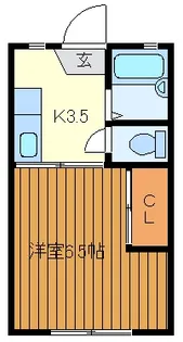 ハイツ中村【2階】の間取り