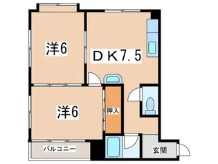 成和マンション【2階】の間取り